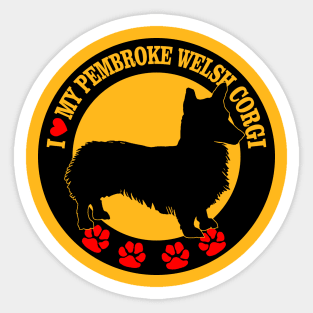 Pembroke Welsh Corgi Sticker